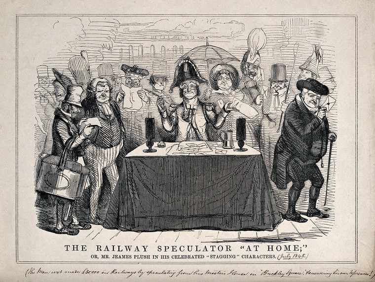 Wellcome Collection, public-domain 1845 speculator engraving